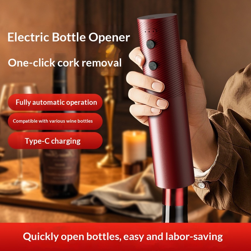 Wine Opener Electric - 전기 와인 병따개, 충전식 자동 코르크스크류,