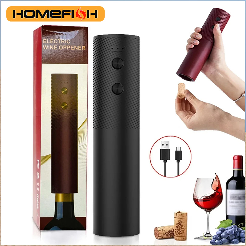Wine Opener Electric - 홈피쉬 전동 와인 오프너 자동 레드