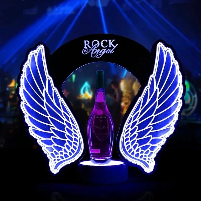 충전식 LED 반짝이 천사 날개 와인 샴페인 병 장식  - Wine Beer Usa 리뷰 및 가격