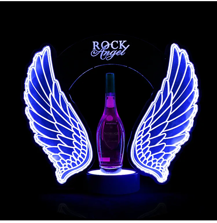 충전식 LED 반짝이 천사 날개 와인 샴페인 병 장식  - Wine Beer Usa 리뷰 및 가격