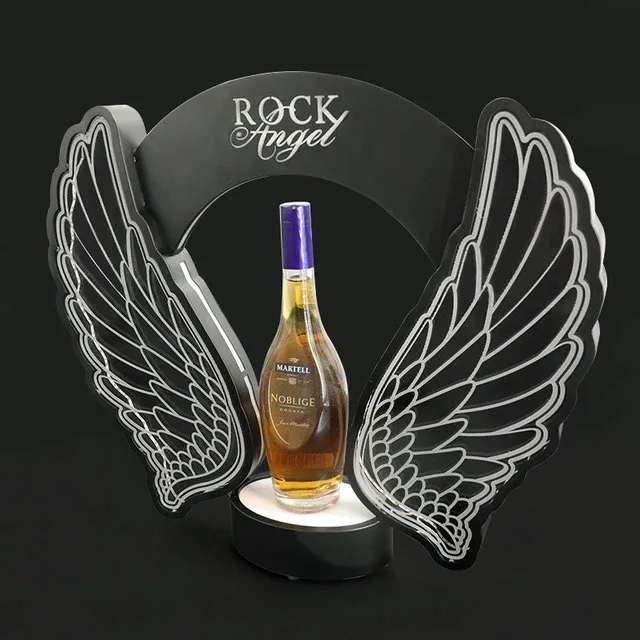 충전식 LED 반짝이 천사 날개 와인 샴페인 병 장식  - Wine Beer Usa 리뷰 및 가격