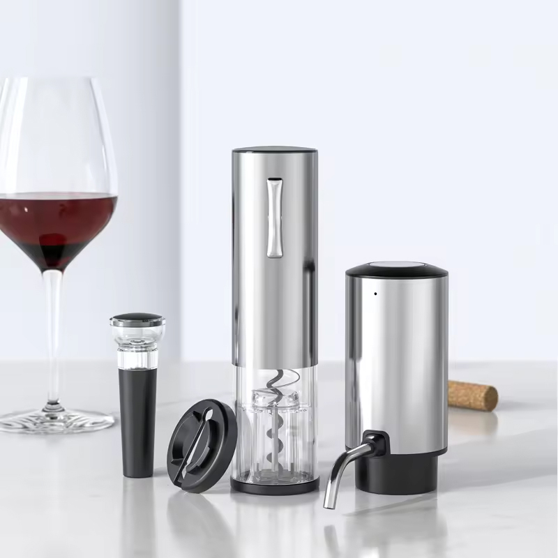 4-in-1 충전식 전동 와인 오프너 세트 (에어레이터 - Wine Opener Electric 리뷰 및 가격
