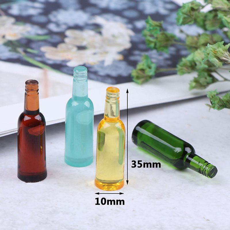 6개 1:12 인형의 집 미니어처 맥주 와인 음료 병  - Wine Beer Usa 리뷰 및 가격
