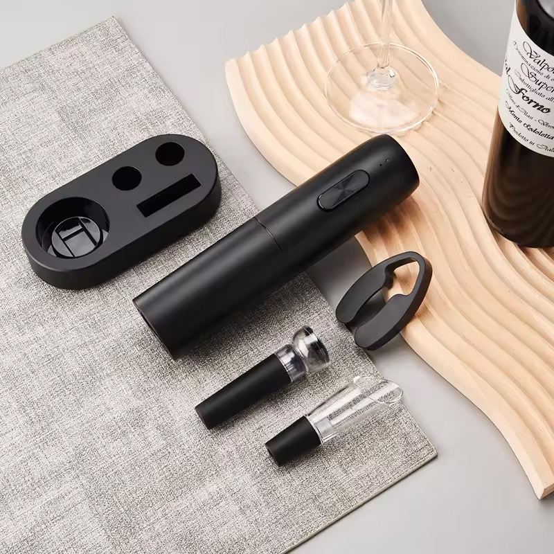 4-in-1 전기 병 와인 오프너 세트 충전식 전기 자 - Wine Opener Electric 리뷰 및 가격