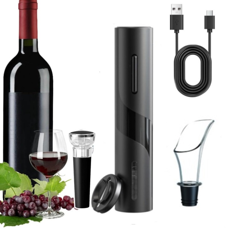 충전식 다기능 전기 자동 코르크 따개 와인 오프너 세트 - Wine Opener Electric 리뷰 및 가격